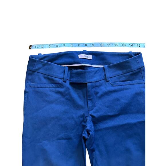 Lilly Pulitzer Navy Blue Cropped Trouser Pants 30W 28” L  Classic Preppy Summer - Picture 5 of 11